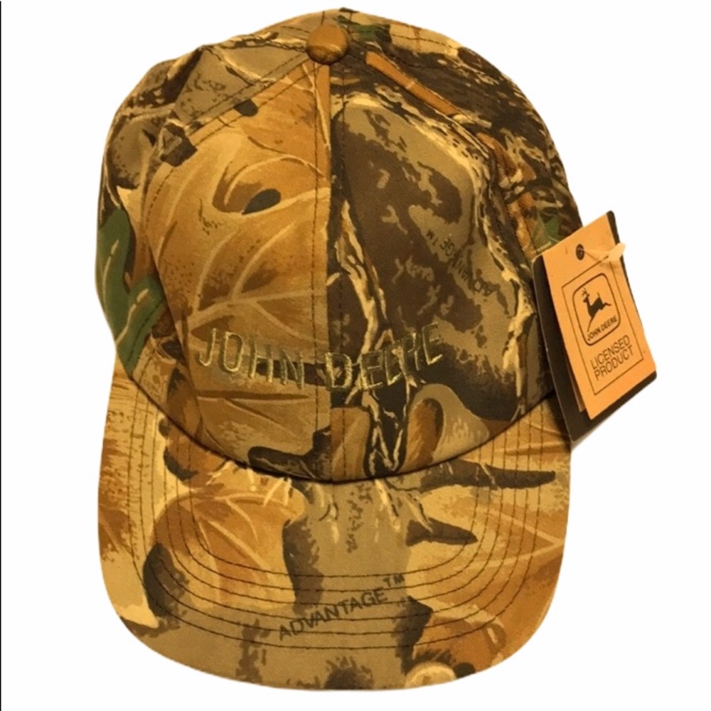 NWT VINTAGE John Deere Camo Hat